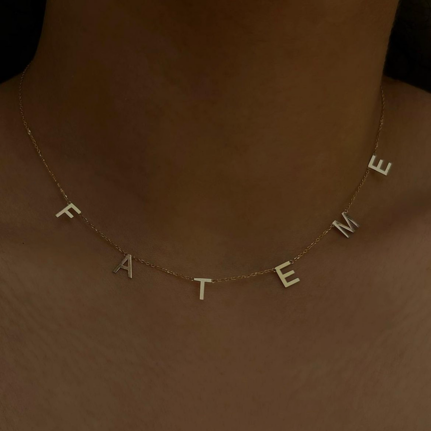 Collier prénom multi-lettres