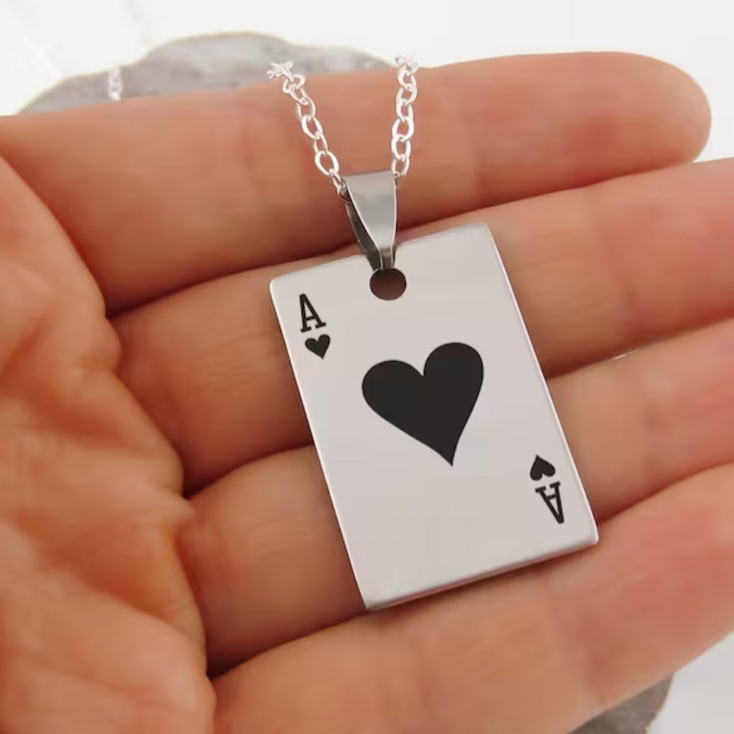 Pendentifs personnalisés jeux de cartes