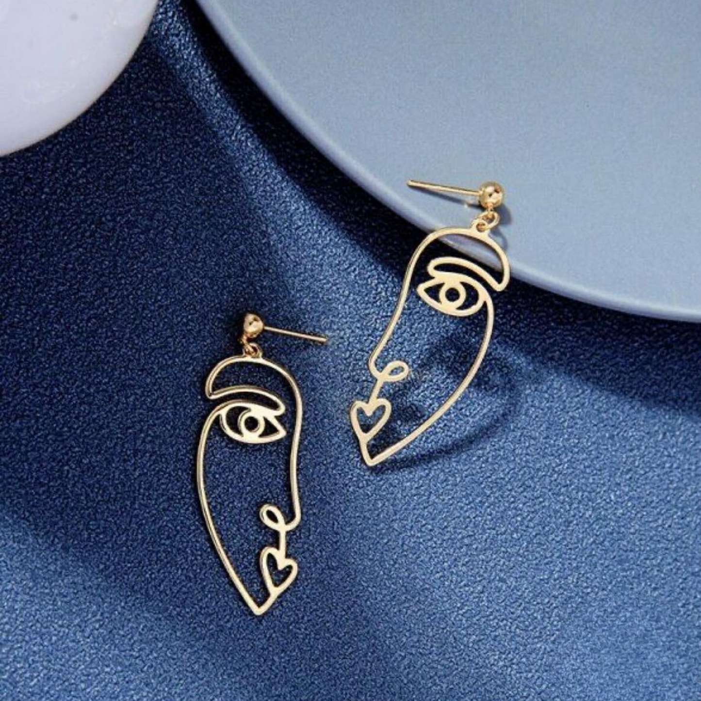 boucles d'oreilles Picasso Médium plaquées en or