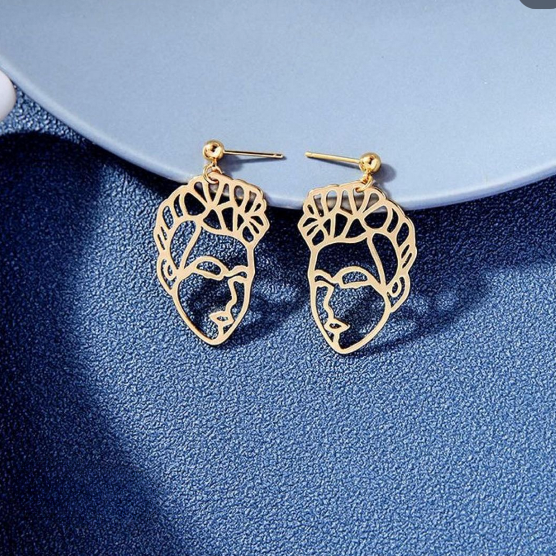 boucles d'oreilles Picasso Médium plaquées en or