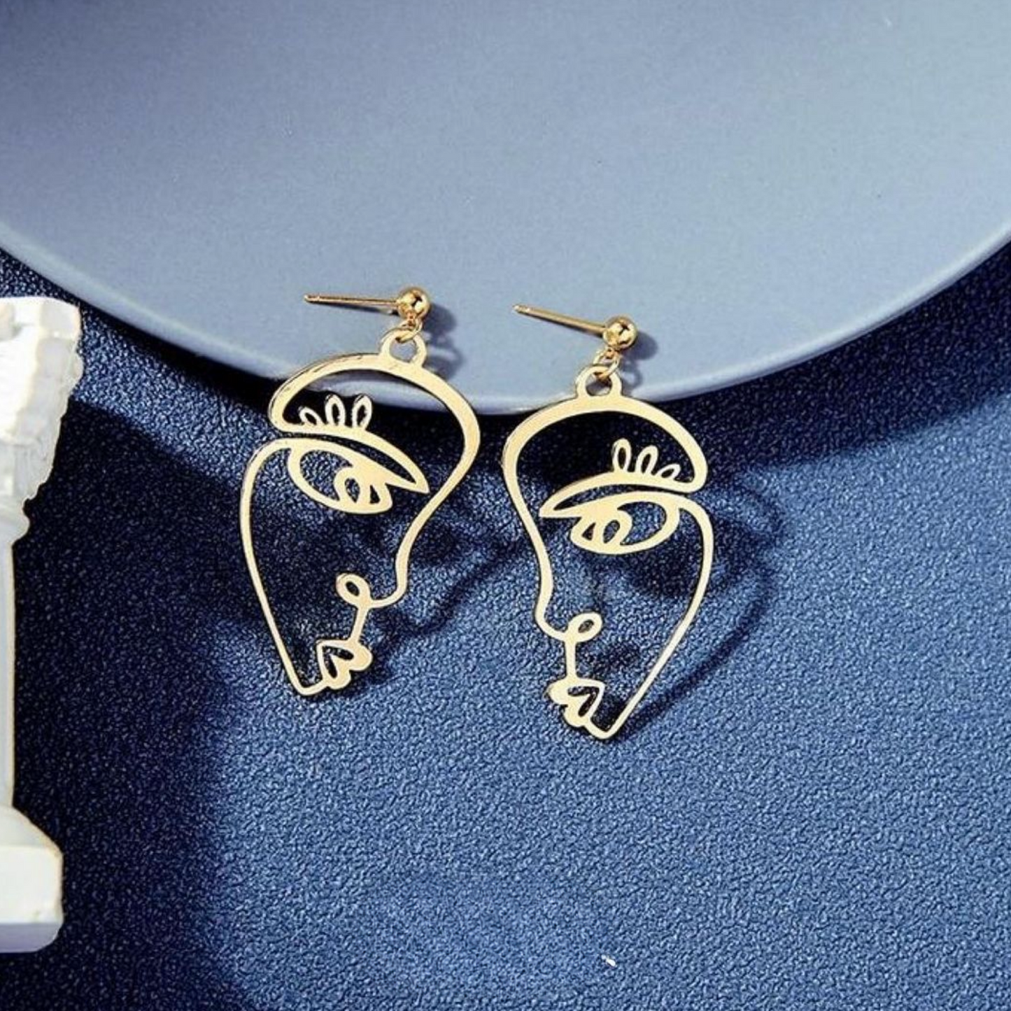 boucles d'oreilles Picasso Médium plaquées en or