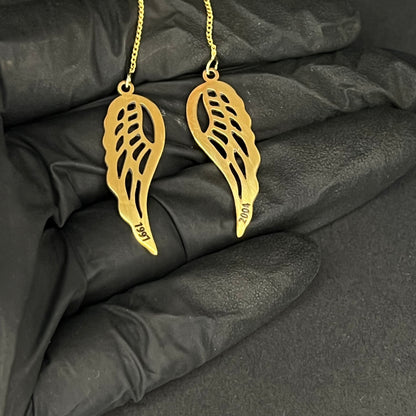 Boucles d'oreilles wing