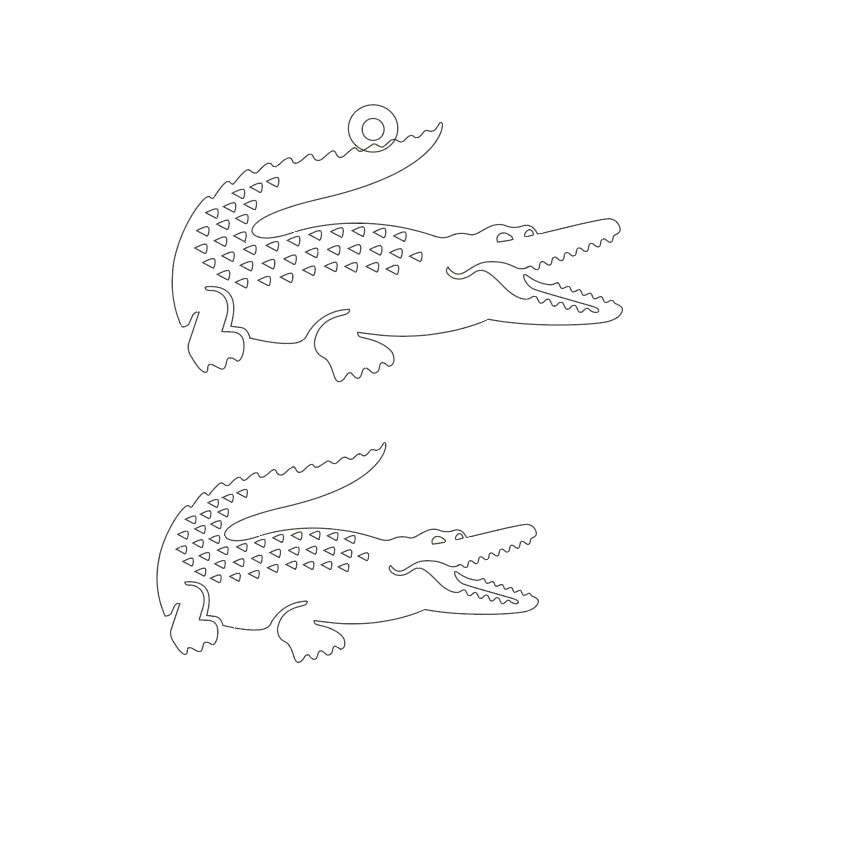 collier et boucles d'oreilles Lacoste